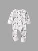 Newborn Cotton Zipper Footed Romper - Long Sleeve, All-Seasons Wear