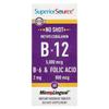 Superior Source Methylcobalamin B-12 B-6 & Folic Acid Fast Dissolve MicroLingual Tablets, 60 Tablets