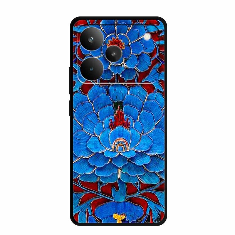 3D Hoesje Voor Realme P4 Pro 5G Telefoonhoesje P4Pro Coque Reliëf Bloemen Siliconen Zachte Achterkant Voor Realme P4 Pro Hoesje P 4 Pro