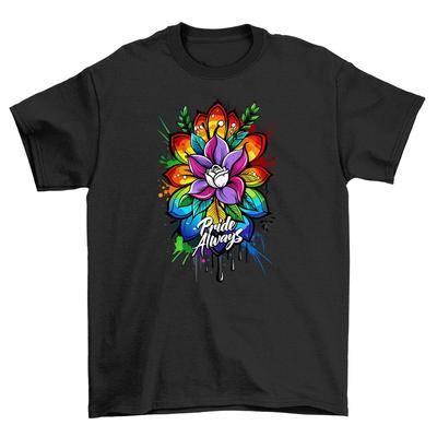 Pride_27 Flower Power T-shirt - Grappig en Fantastisch! Laat je kleurrijke trots zien