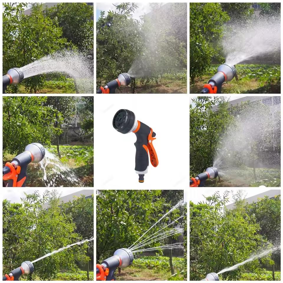 Hausbewässerungsspray Hochdruck Garten-Spritzpistolen-Set Gartenbewässerung Boden Autowäsche Sprinkler