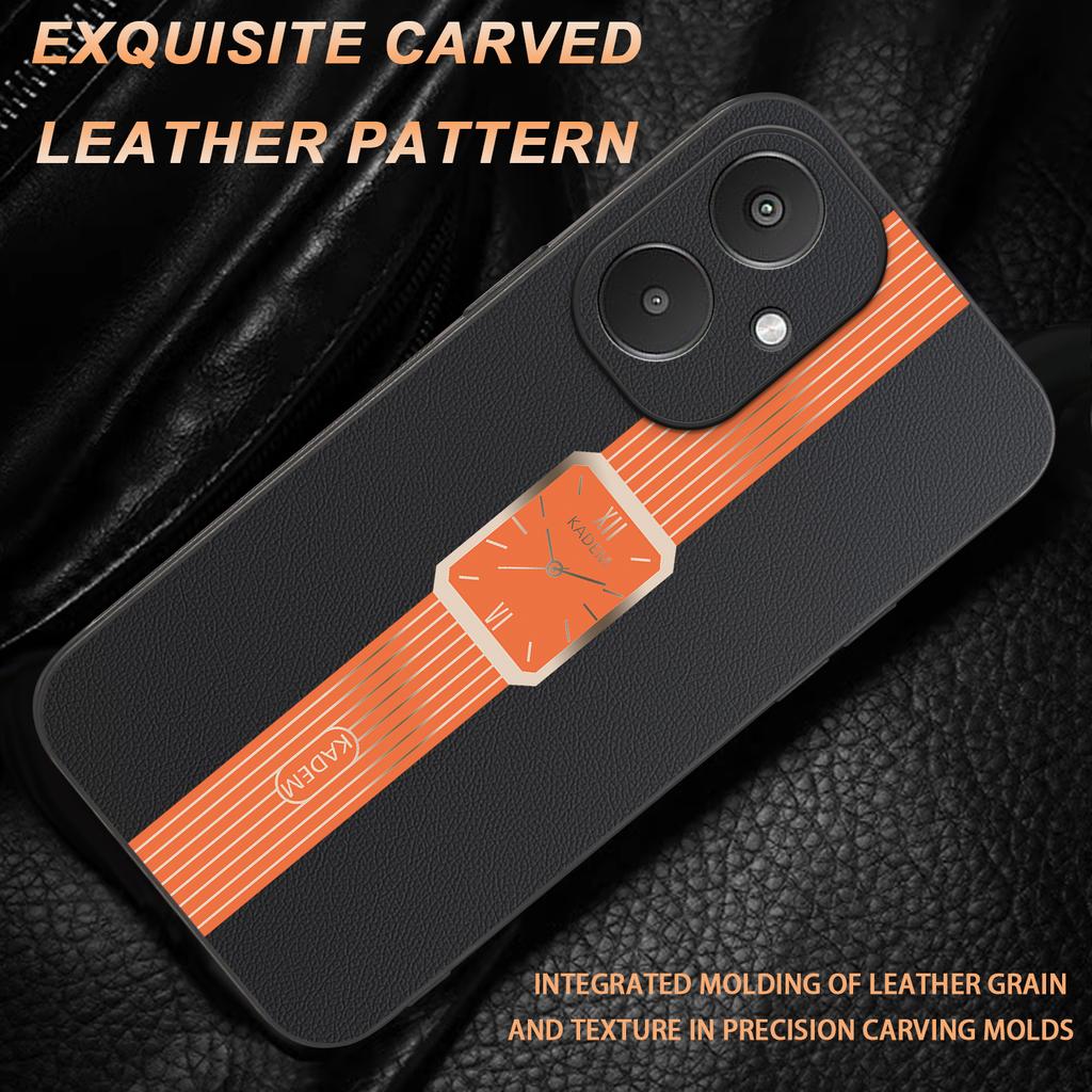 Case For Xiaomi Redmi 13C 5G/13R 5G/Poco M6 5G Leather+TPU+Acrylic Anti-Scratch Phone Cover