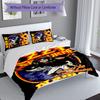 3pcs Custom Name Rock Ozzy Osbourne Bedding Set,Includes 1 Duvet Cover and 2 Pillowcases,All-season Bedroom Decor