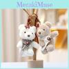 Bear Teddy Shawl Plush Keychain Cartoon Animal Doll Decoration Bag Gift Pendant
