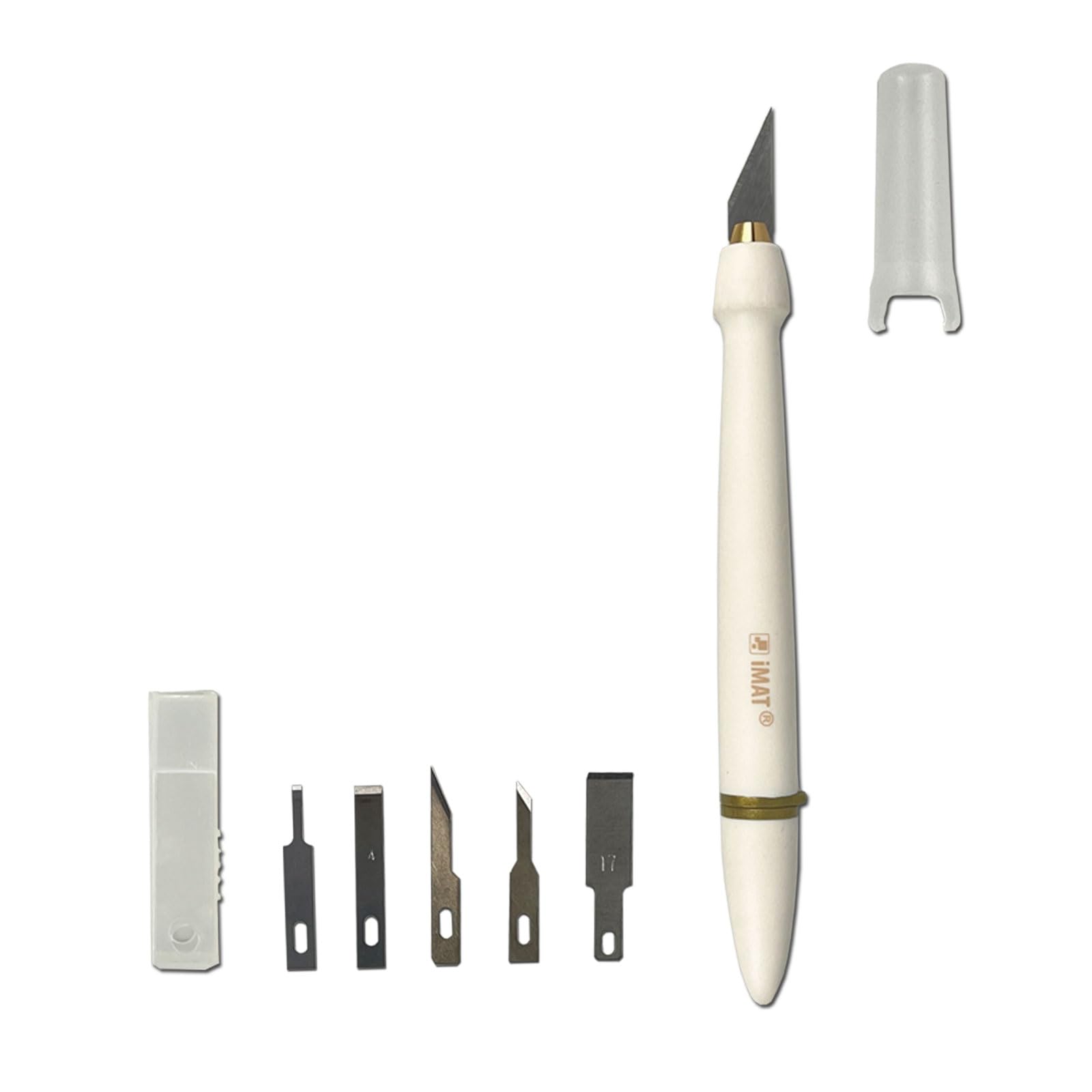 

iMAT Professional TPR Эластичный Дизайн Нож-Резак с 6 Запасными Лезвиями