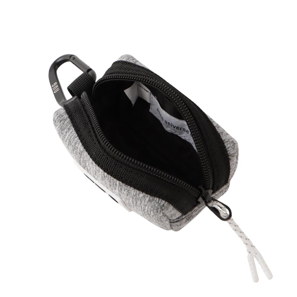 Nano Universe Golf Ball Pouch (Bonded with Carabiner) / Golf Round / 030-4284106 020_Gray FR