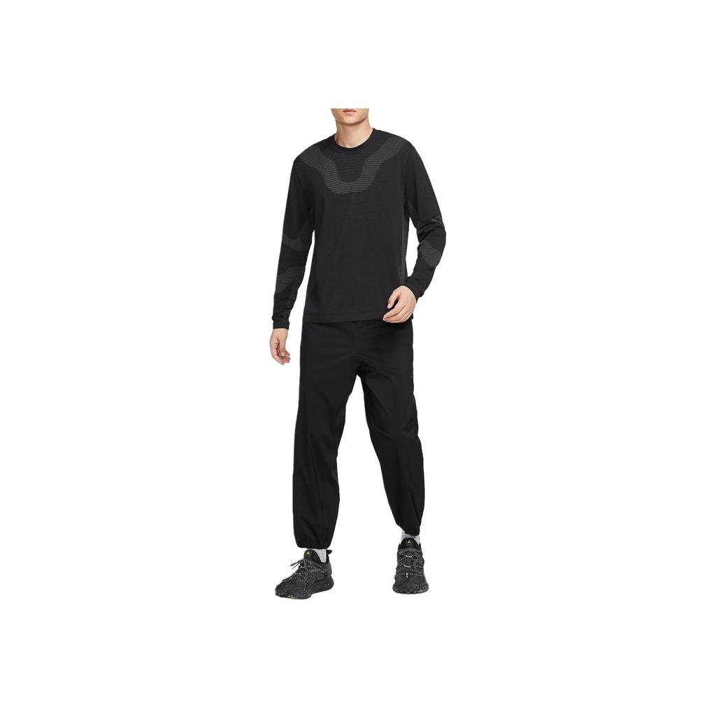 Nike ACG Dri-Fit Adv Comfortable Quick-Dry Crew Neck Long Sleeve Sweatshirt Men Sweatshirt Black Cool-Gray FV8907-010
