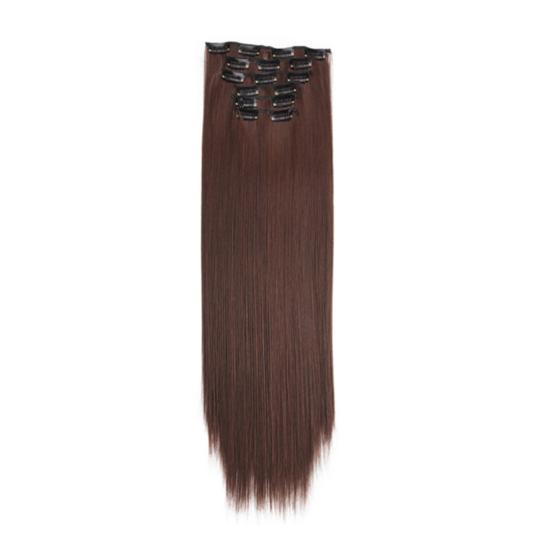 Wig Clip Heat-Resistant Smooth Surface Ultra Wig for Temperature Fiber Long High Clips Straight Female