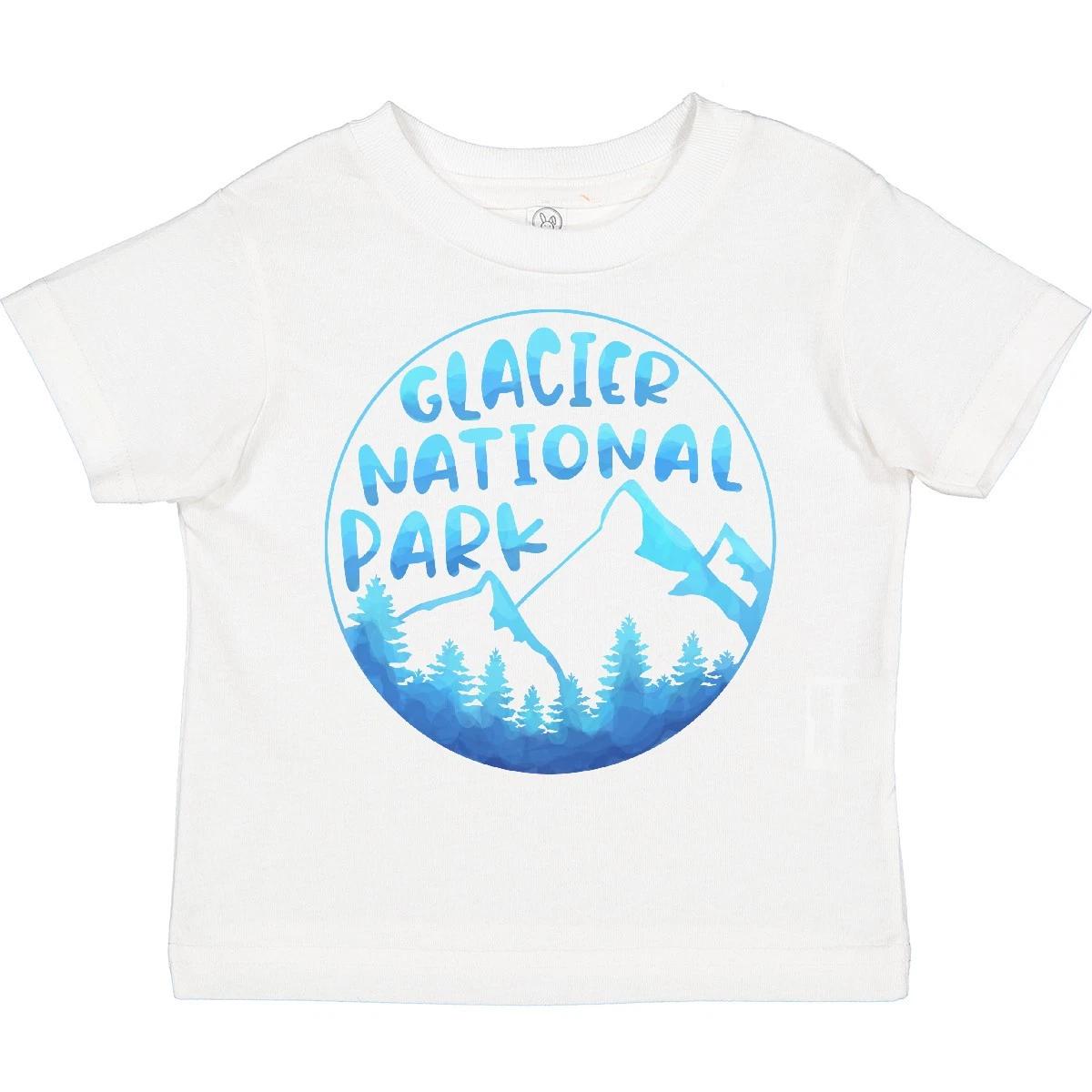 Inktastic Glacier National Park Montana Blue Mountains Toddler T-Shirt State Kid 140