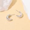 Geometric Personality Fashion Stud Earrings Ins European and American Acrylic Gold-plated Stud Earrings Set