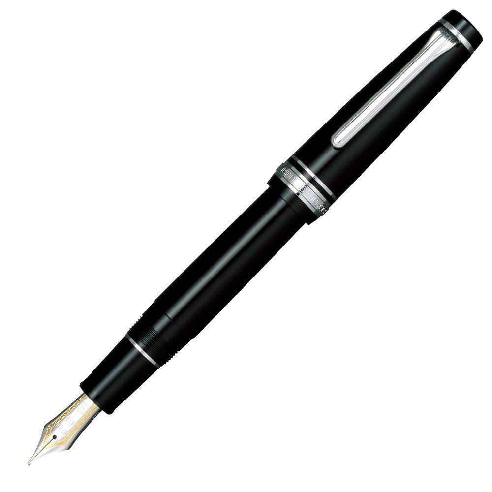 

Sailor Fountain Pen Professional Gear Silver Black Bold 11-2037-620