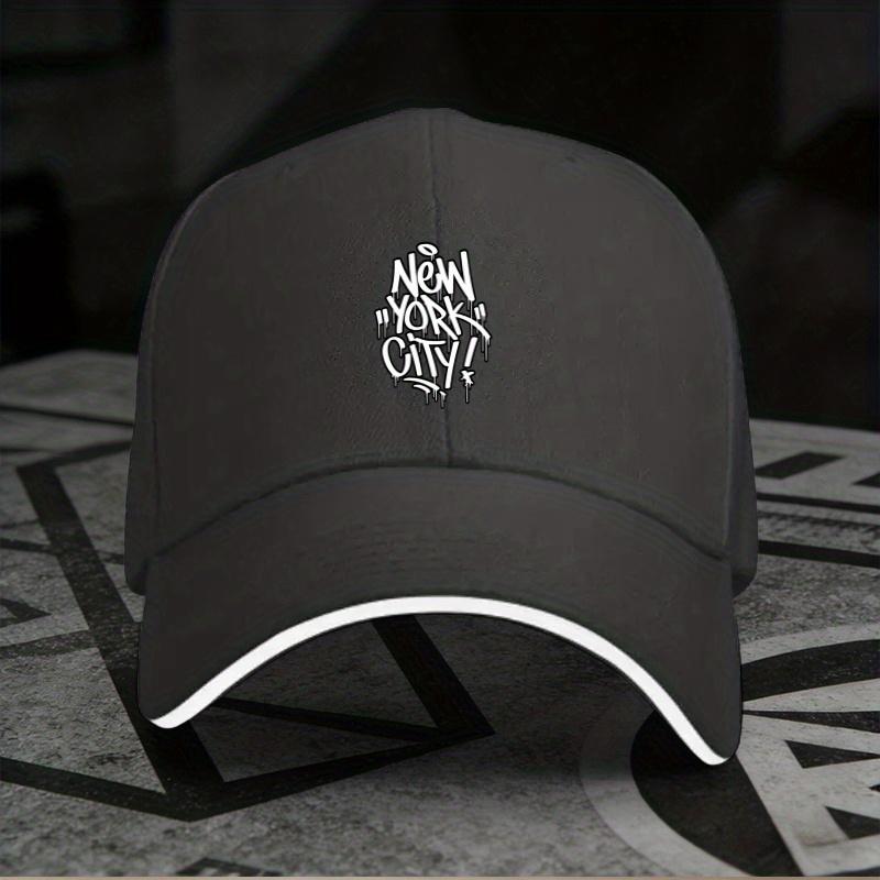 New 1pc New York City Adjustable Sandwich Baseball Cap, Lightweight Printed Women's Hat, "New York" Men's Trendy Cap, Ideal Gift