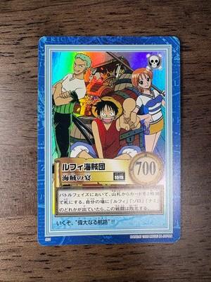 ONE PIECE Monkey D. Luffy Pirate Feast S01 Carddass Hyper Battle JP Very Good