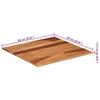 VidaXL Table Top Solid Wood 15-16 Mm 60x60 Cm