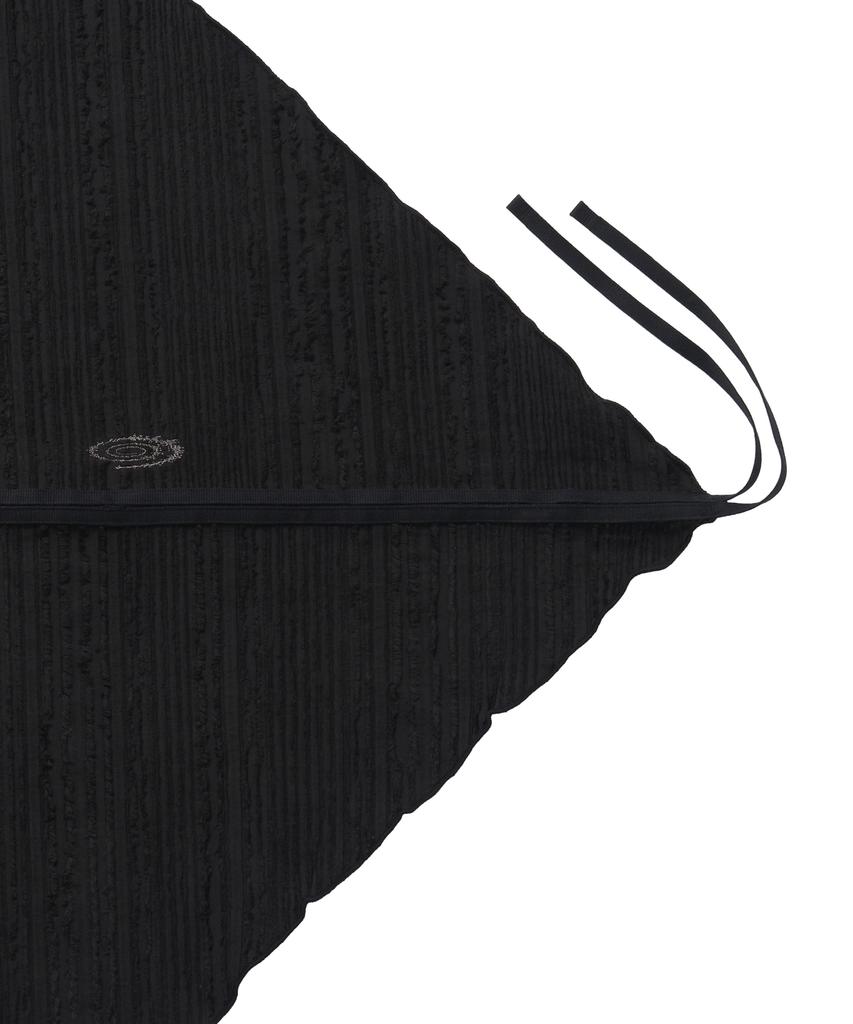 IDWS Slash Tassel Maxi Bandana Black