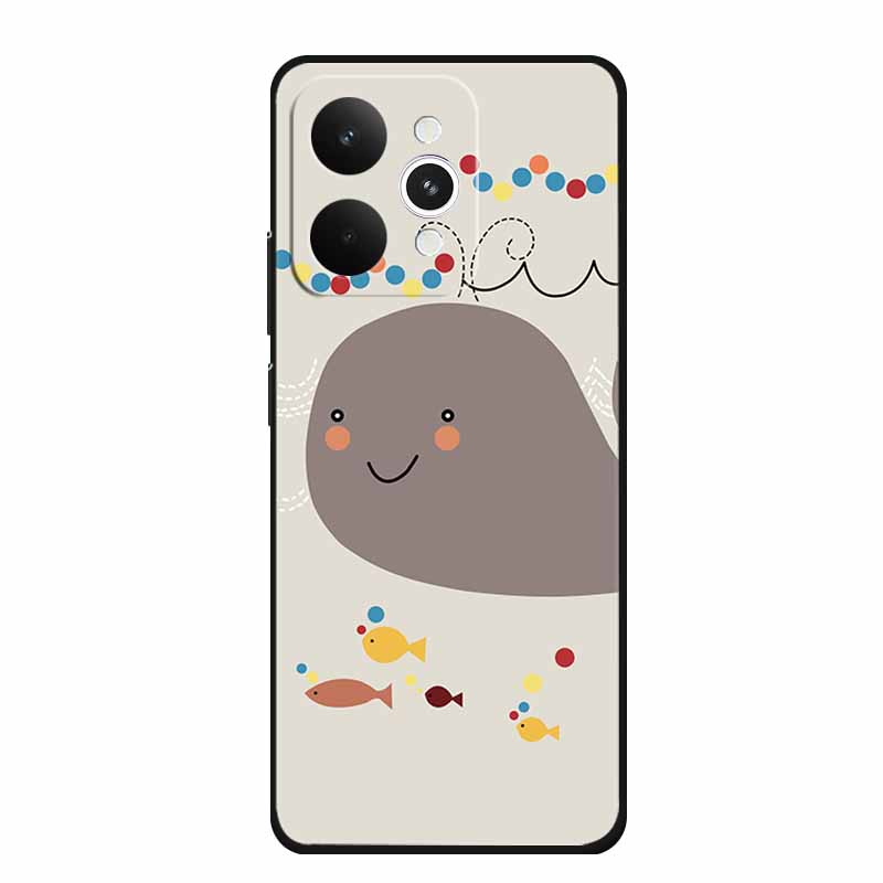 For Realme 15 15 Pro 5G Black Case 3D TPU Silicone Soft Back Cover For Realme C15 6.5" Funda Emboss Relief Flowers Bag Casing
