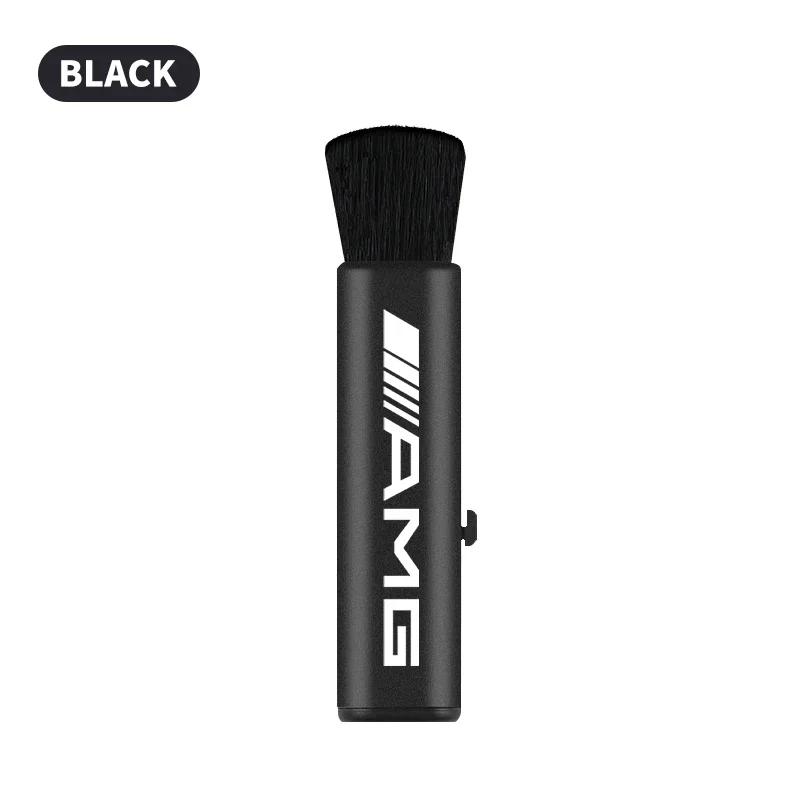 For Benz GLC GLK 1Pcs PPS Car Retractable Cleaning Brush Artificial Wool Small Brush For Mercedes Benz AMG Smart W205 C300 W203