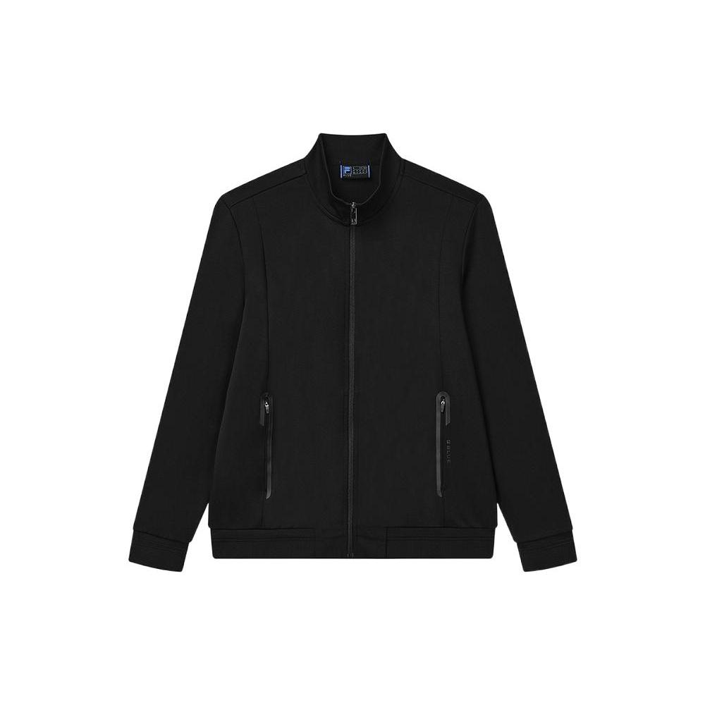 FILA Jackets Men s Jet Black Stand Collar Thin Other F11M222501F-BK XXL