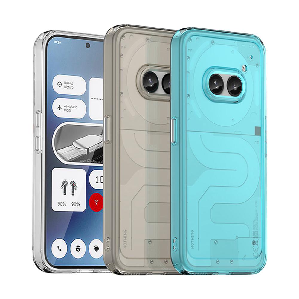 KEYSION Transparent Shockproof Case for Nothing Phone 2A Plus Soft TPU Silicone Clear Phone Back Cover for Nothing Phone 2A Plus