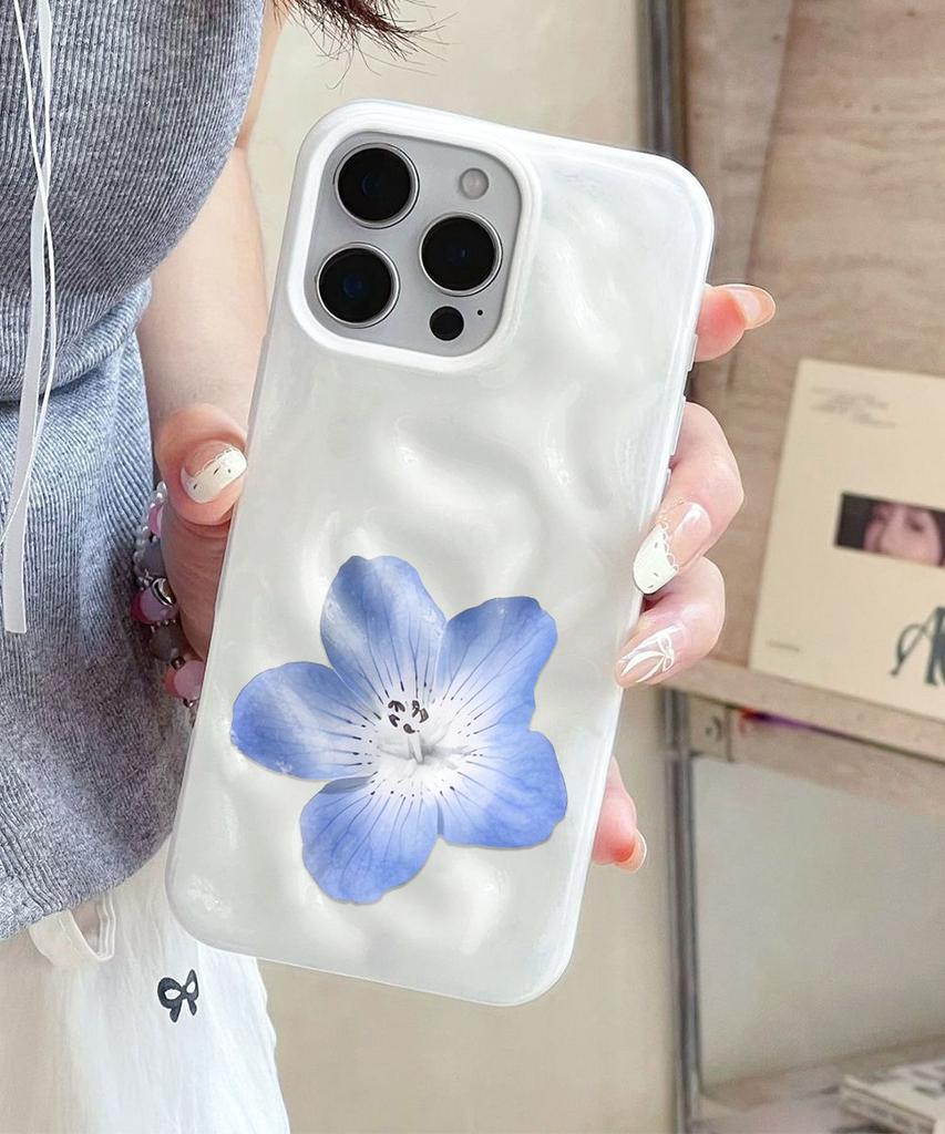 Red Flowers TPU Phone Case For iPhone Air 17 Pro 16 15 Pro Max 14 13 12 Pro 11 Shockproof Soft Silicone Transparent Cover