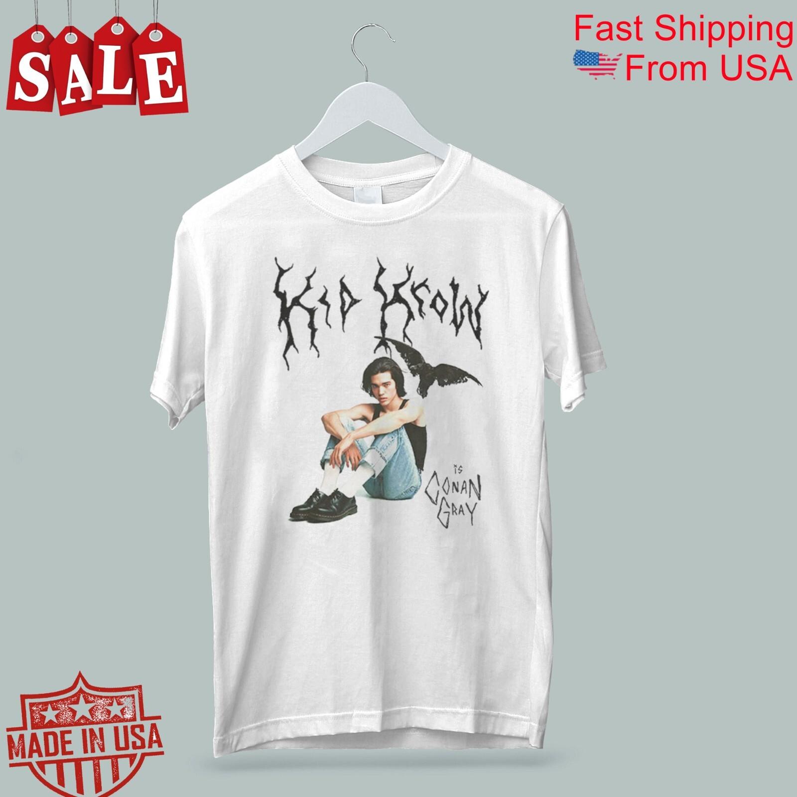 Gray  -  Kid  Krow  Gift Unisex T-Shirt S