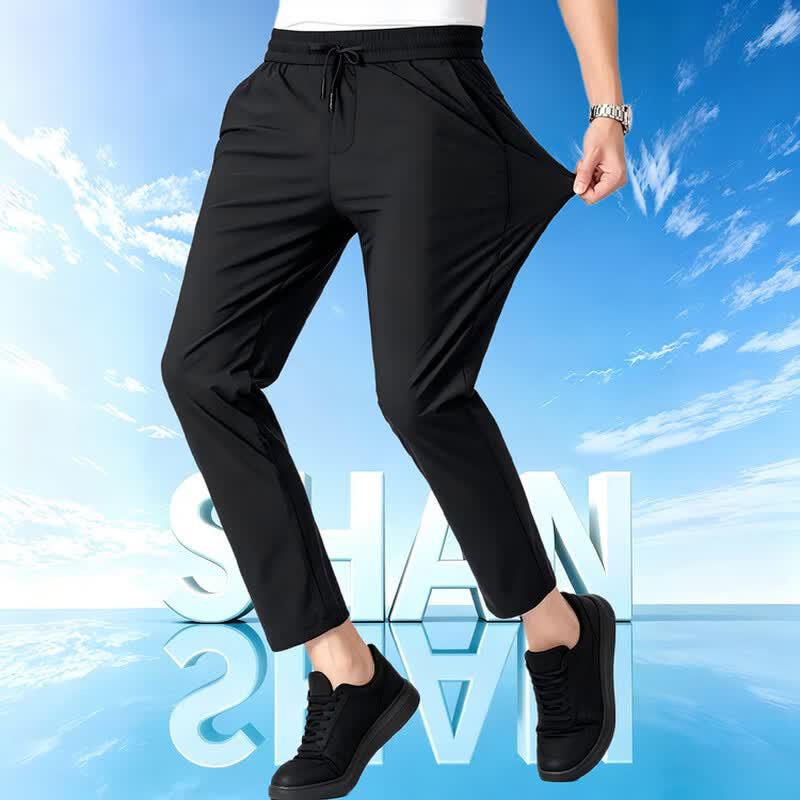 Shanshan Men's Ice Silk Breathable Casual Pants