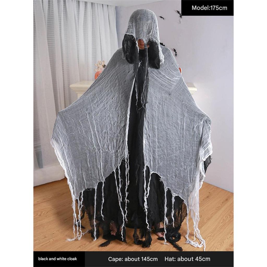 Halloween Rag Cape Red Cape Death Cosplay Costume Weapon Party Dress Up Halloween Props