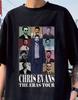 Vintage Chris Evans Time Tour Tshirt Second Edition 90s Pirated Tshirt Y2K Style Vintage Chris Evans Fan Tshirt