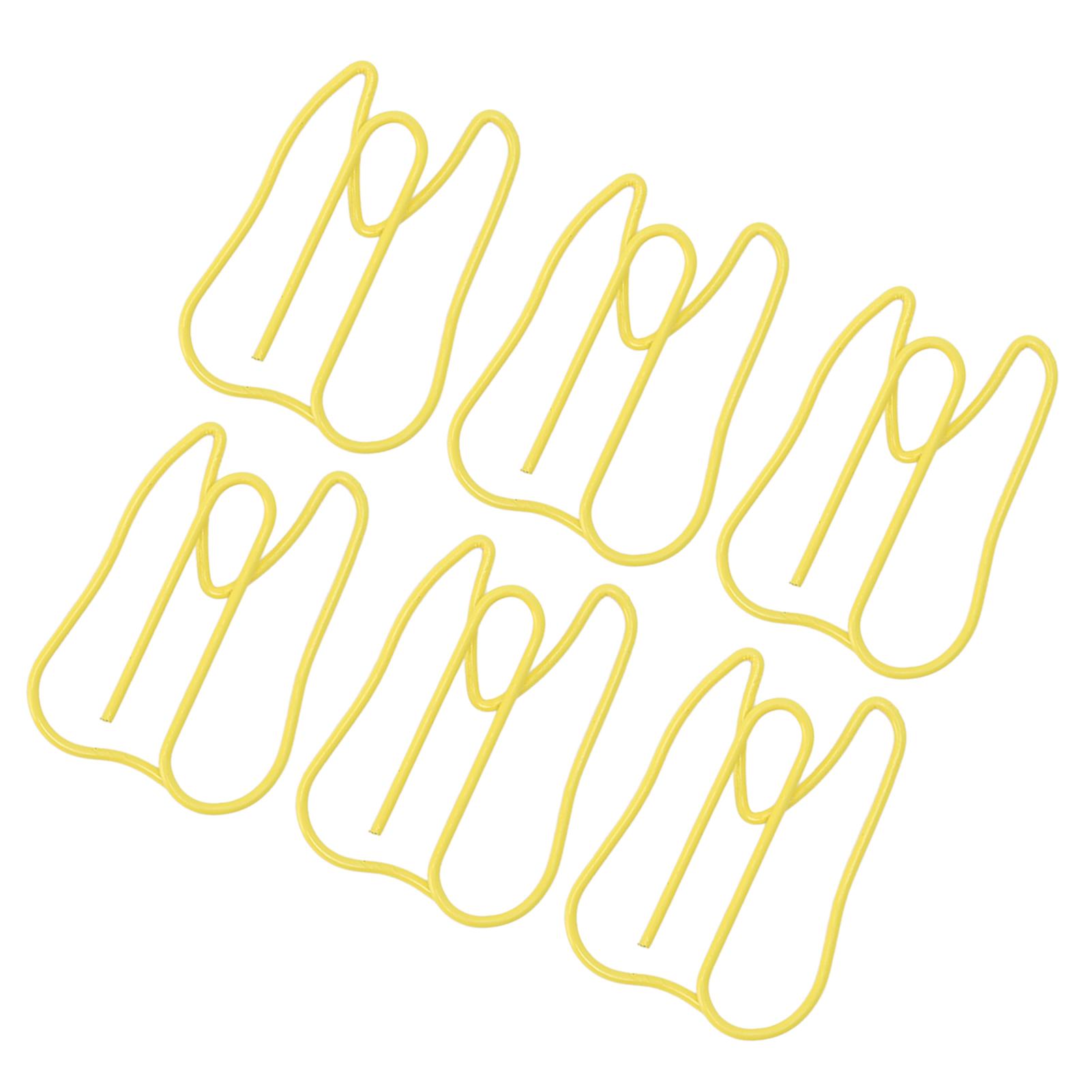 

100PCS Paper Clips Metal Multifunctional Paper Memo Clip Portable Clips for Document
