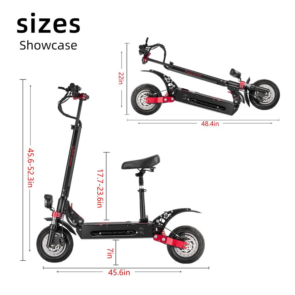 BOYUEDA Q7 Pro Max 70KM/H 1600W E-Scooter - 110KM Range, Foldable, NFC Unlock, Dual Charging, CE/FCC Certified(NO ABE)
