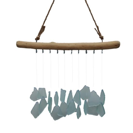 

Морское Стекло Музыка Ветра для Улицы Ручная Работа Прибрежный Стиль Синее Стекло Море Искусство для Дома Внутри Снаружи Сада Декор Дома Подарок на Новоселье для Женщин