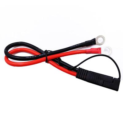 Universal for Battery Motorcycle SAE To O Ring Cable Power Adapter Waterproof 10AWG SAE Cable