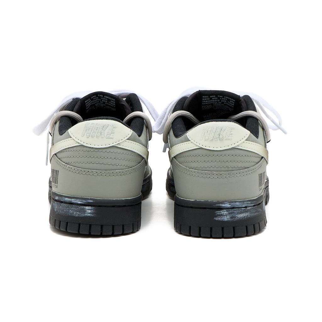 Nike Dunk Distressed Barcode SAML Low-Top Skateboard-Schuhe Herren Grau IO7606-010(Team6-)