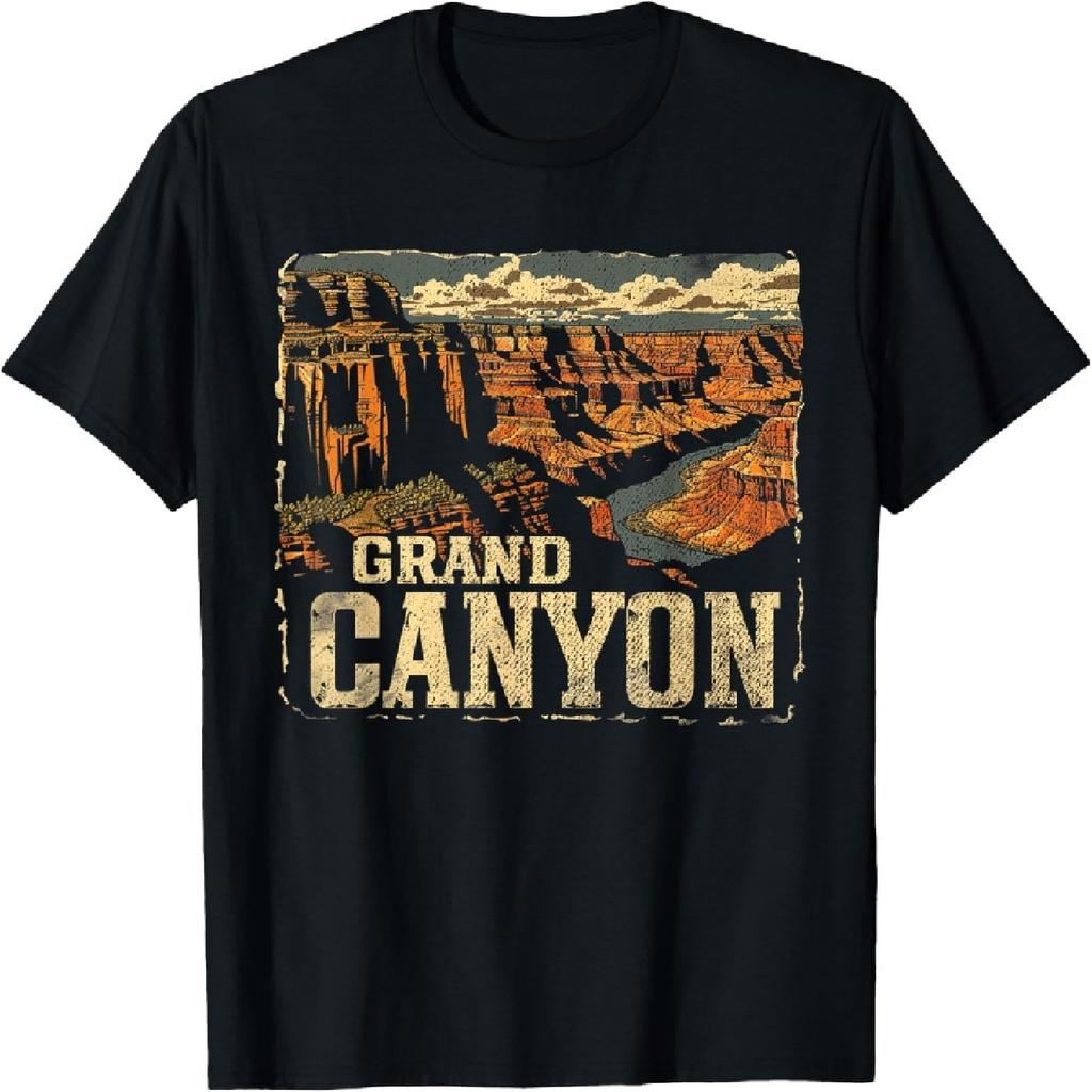 Grand Canyon - US National Park Vintage Men Women Kids Retro T-Shirt(4)