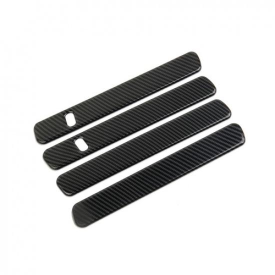 Carbon Fiber Style Exterior 4PCS Side Door Handles Trims Cover For Kia EV9 2024+