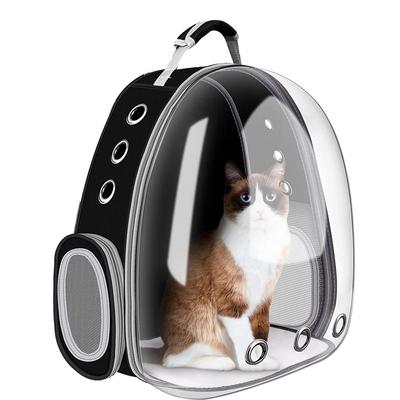 New Space Bag Portable Space Capsule Transparent Cat Backpack Breathable Backpack Cat Bag Outing Bag Portable Cat Backpack