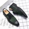 Brock geschnitzte Lederschuhe Britischer Stil Erhöhende Schuhe Herbst Neu Business Dress Casual