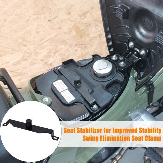 Seat Stopper Bracket for Honda Super Cub Motorcycle Seat Positioner Fixing Holder Heavy-Duty Metal Seat Stabilizer for CC110 Modification Accessories