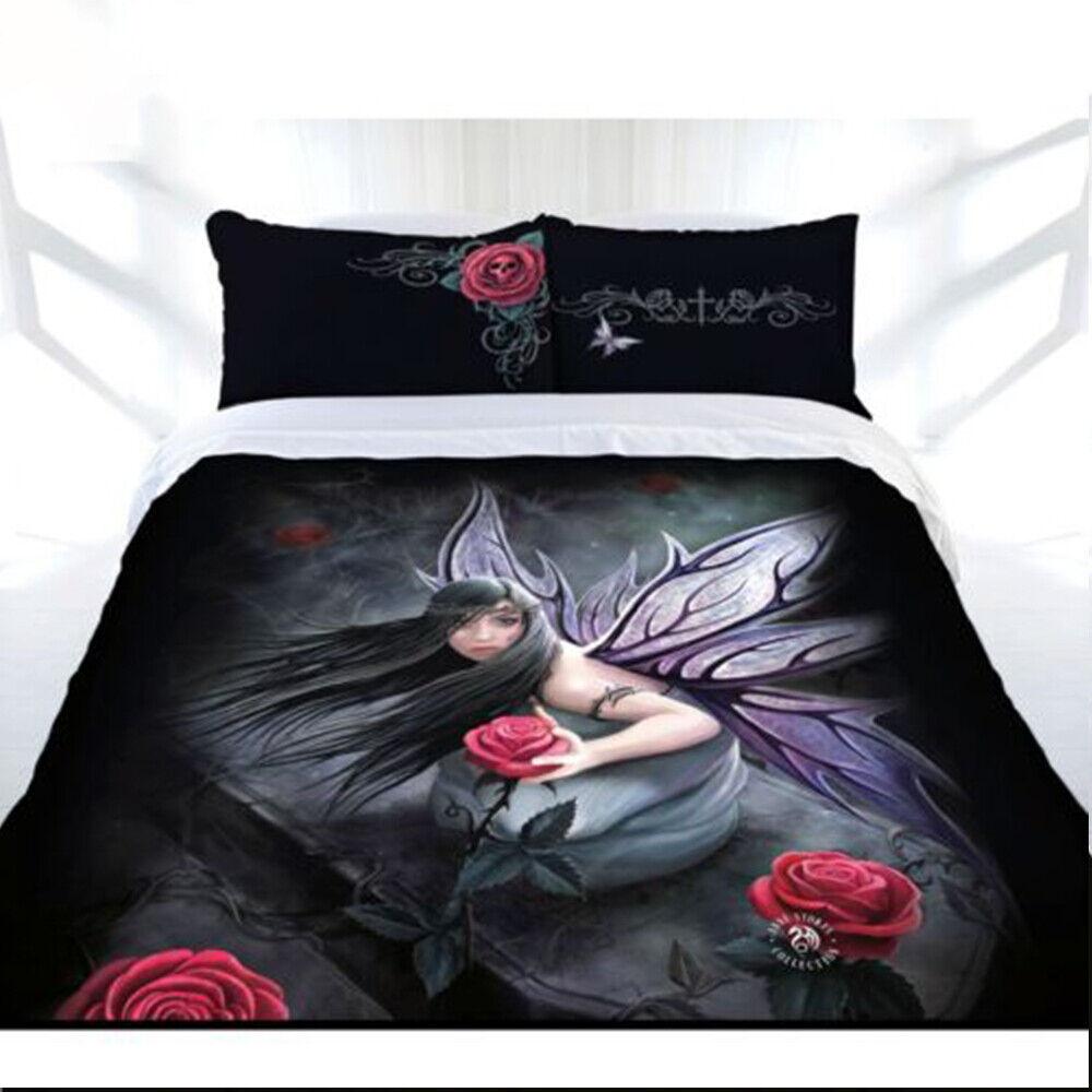 

Одеяло в стиле готического фэнтези Doona Anne Stokes, комплект пододеяльников SINGLE DOUBLE QUEEN KING Double 200x200cm