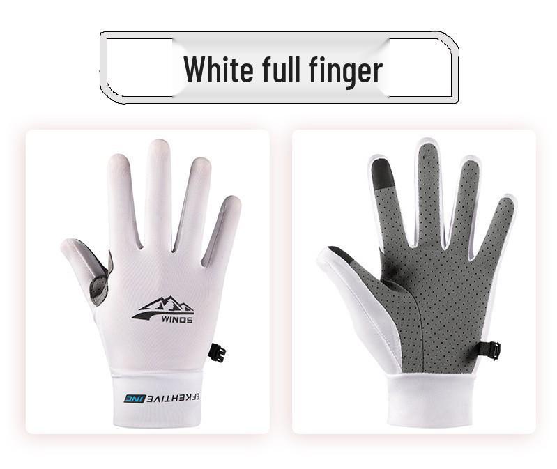 Unisex Full & Half Finger Cycling Gloves - Non-slip, Wear-resistant, Ice-cool for Outdoor Sports.
