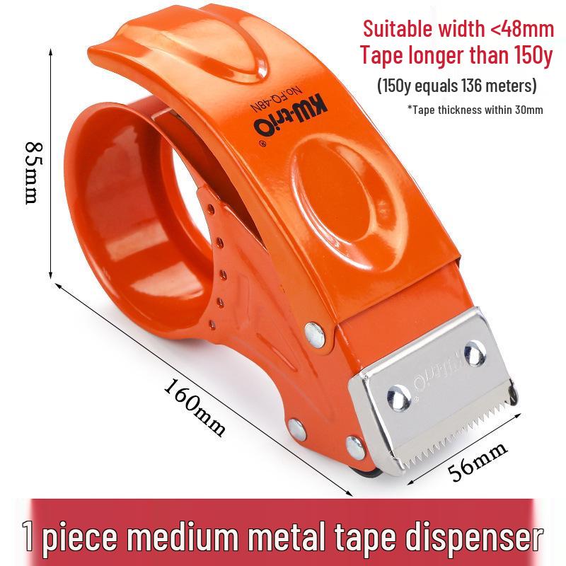 

Металлический прозрачный диспенсер для скотча: Ручной клейкий резак большого размера для запечатывания и разрывания
