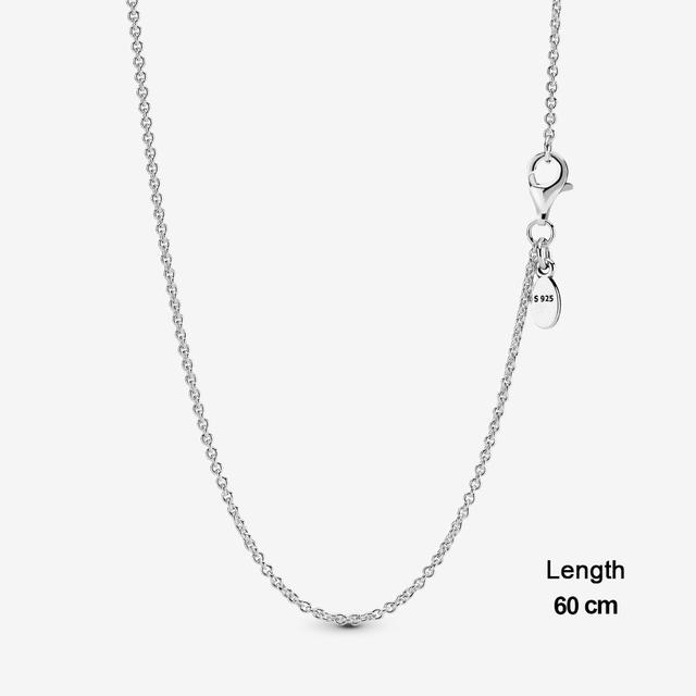 Fine 45Cm Copper Plated Snake Chain Necklace Heart Pendant Suitable For Original Bead Charm Diy Jewelry Gifts