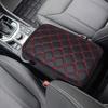 Car Armrest Cover Pad Center Console Box PU Leather Cushion Mat Accessories Red