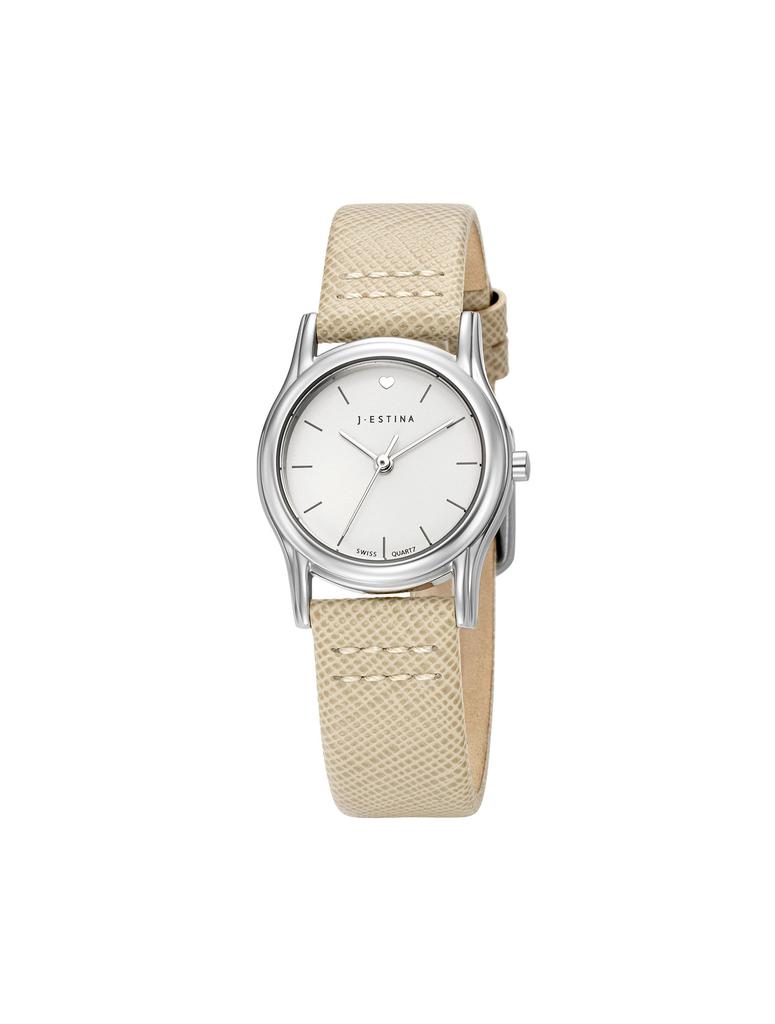 Jeieseutina Amico Heart Index Leather Watch (Jwm1Le5Bs505Whbe0)