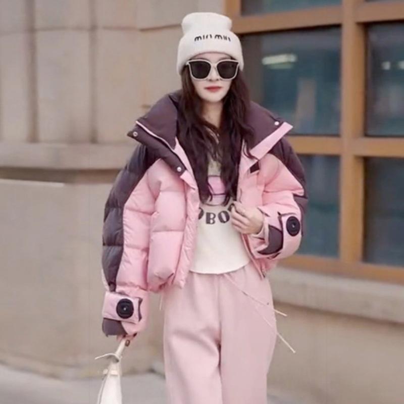 New Down Cotton Clothes Women's Winter Short Loose Thickened Cotton Clothes Trendy Bread Clothes Casual Jacket