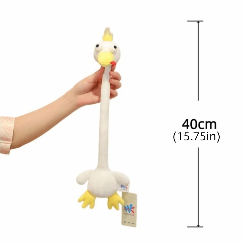Cute Style Duck Bag Pendant White Color Mouse Plush Pendant  Gift for Girls