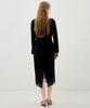 Ollibeudeollibeu Organza Color Block Long Sleeve Slim Dress Ow6So1620