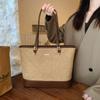 New Retro Deerskin Velvet Portable Commuter Bag, Female Senmeng Trendy Fashion Tote Bag, Large-capacity Stray Bag