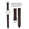 Unisex Brown 18mm Watchband Strap Replacement Watch Band Watch Accessory