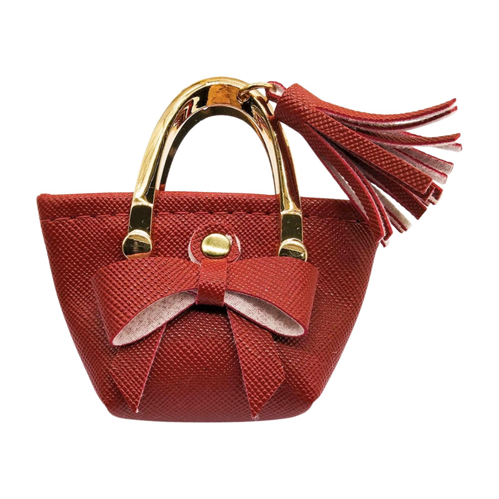 

Миниатюрная сумочка для 12-дюймовых кукол, идеально подходит для модных кукольных красочных нарядов, мини-сумка для покупок для кукол масштаба 1/6